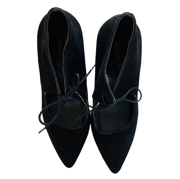 Kenneth Cole Reaction Fond Dona Tie Heels Booties Sh-booties Sz 10 NWT - Picture 2 of 8